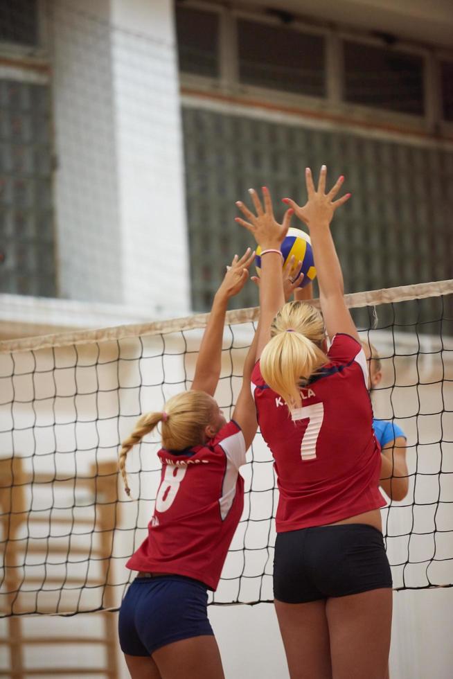 Volleyball game view photo