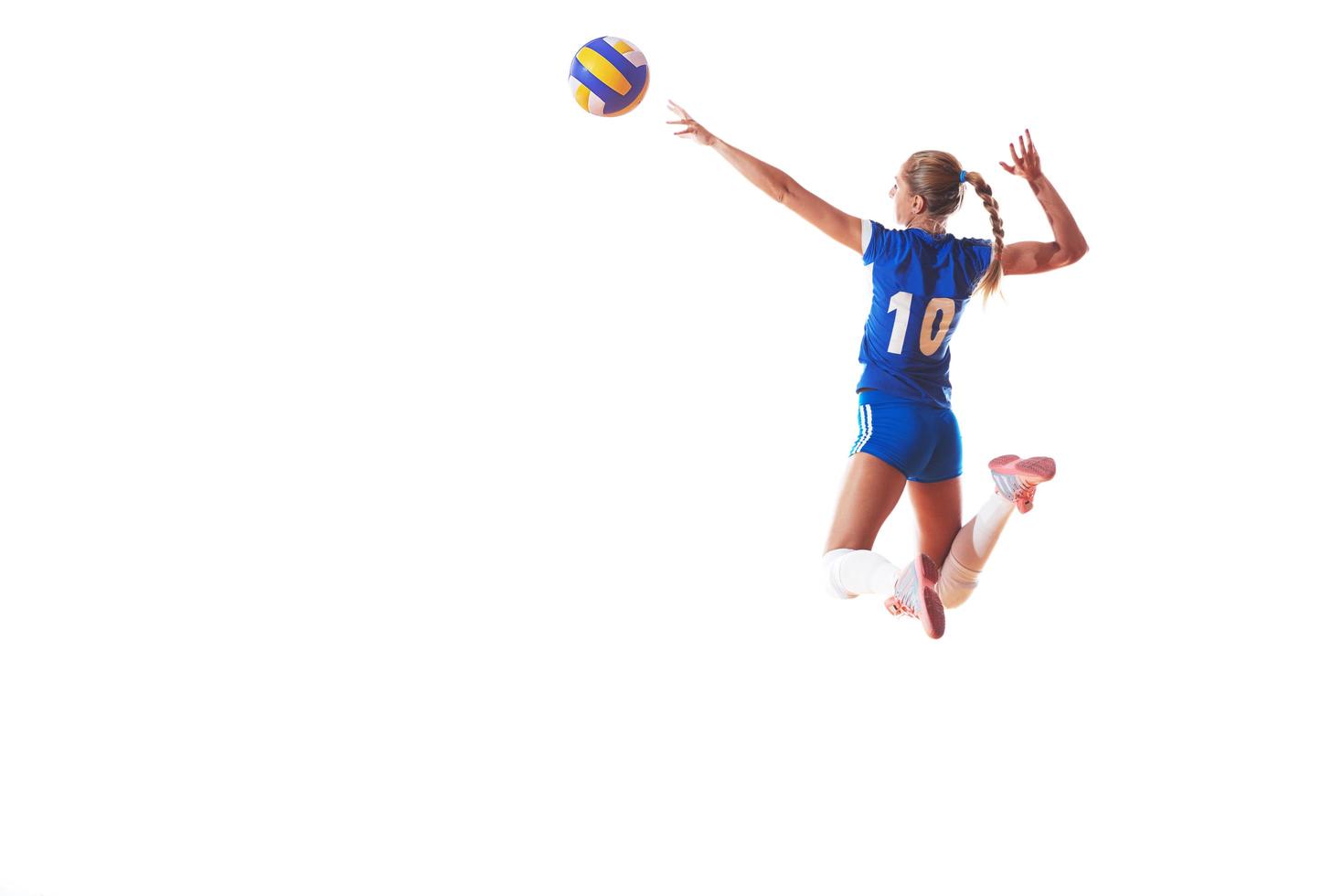 Volleyball player portrait photo