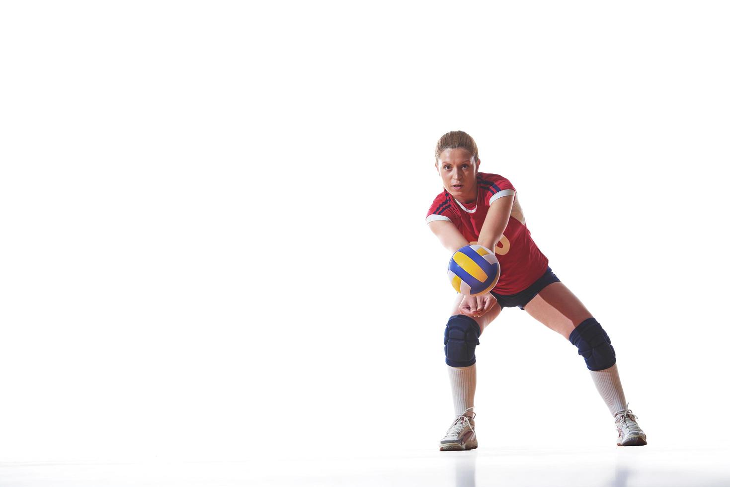 Volleyball player portrait photo