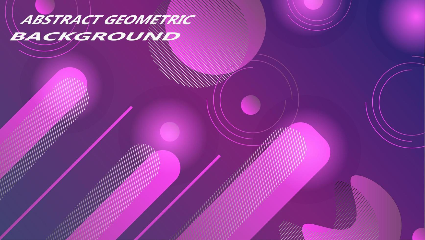 Abstract geometric background with purple background and gradient purple geometric motif for background design. Flyer, banner, cover, poster or web design template. Vector