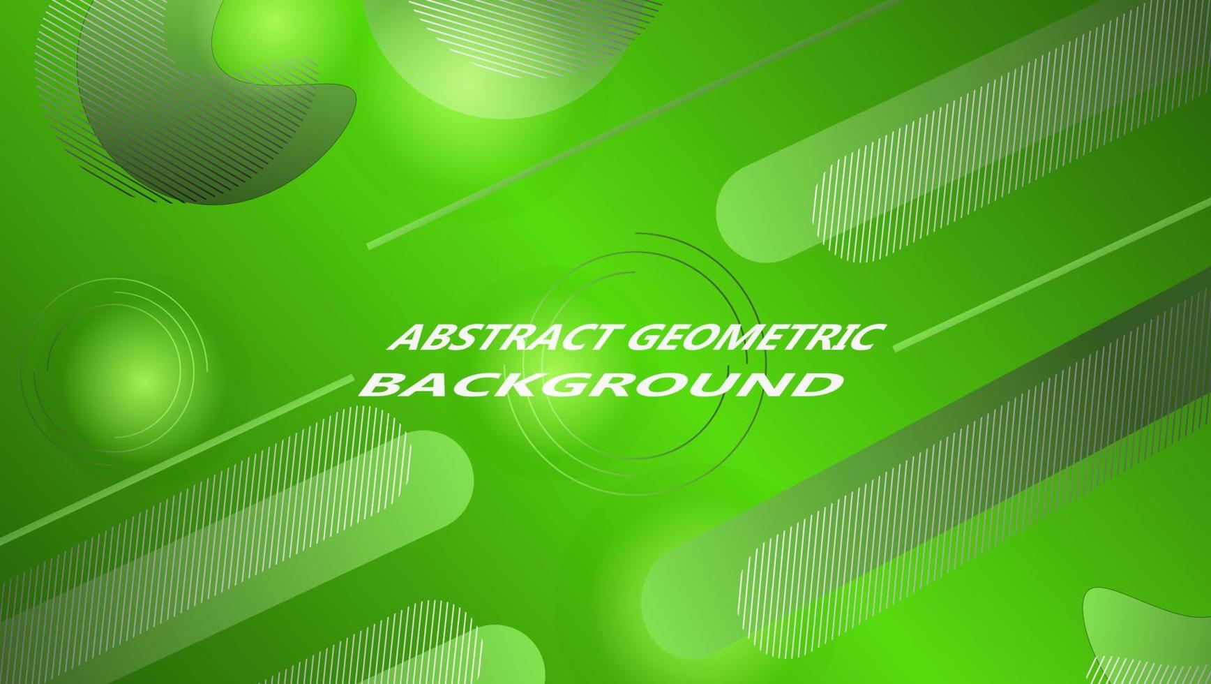 Abstract geometric background with green background and gradient green geometric motif for background design. Flyer, banner, cover, poster or web design template. Vector