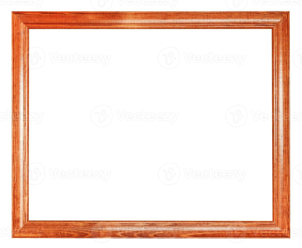 simple brown wooden picture frame photo