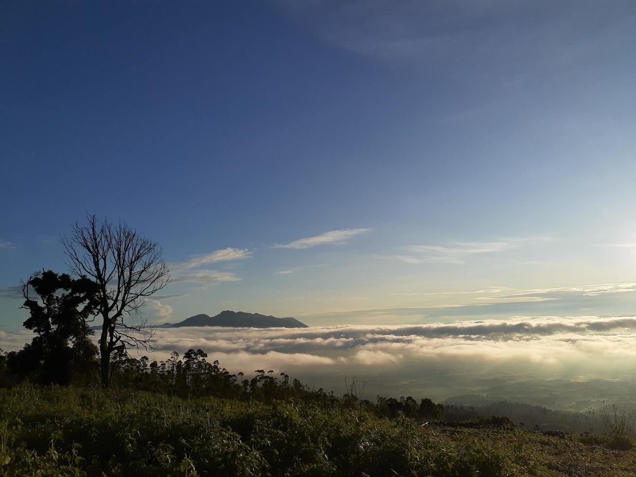 Nature pictures with blue sky and clouds photo