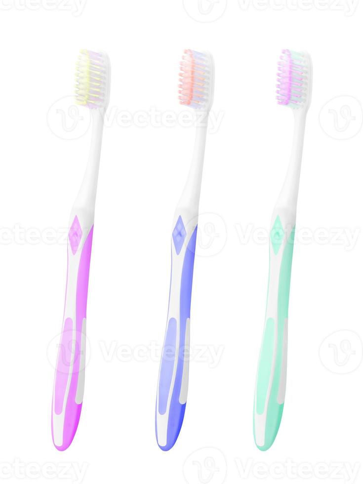 toothbrush isolated on a white background photo