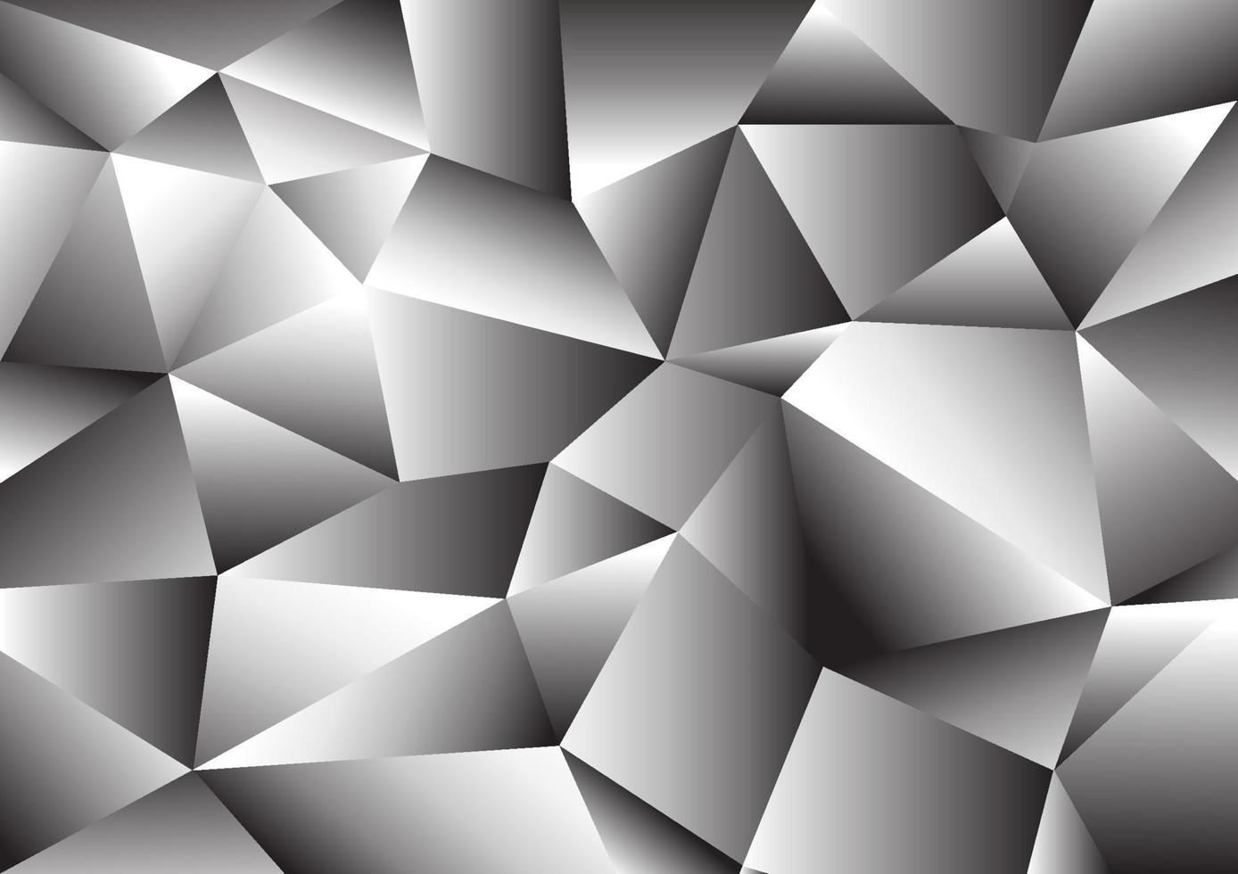 fondo de patrón geométrico abstracto. diseño de triángulo gris degradado para banner web, afiche, volante y folleto. vector