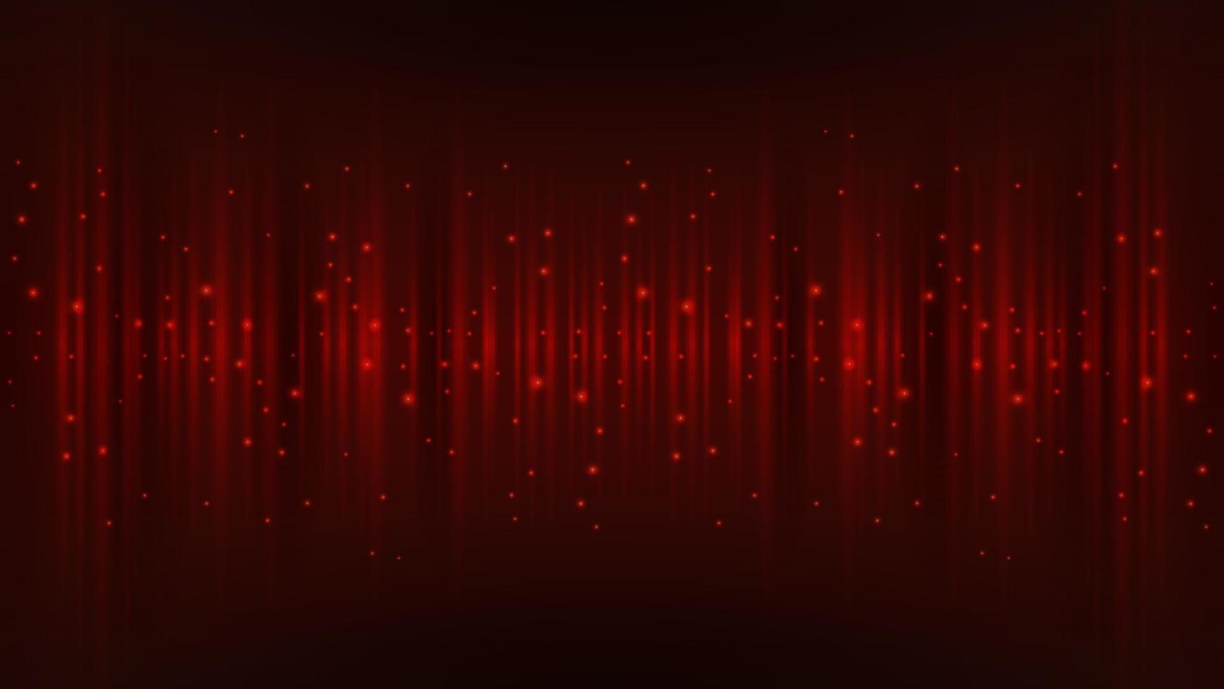 Red abstract background, curtain texture and sparkling backdrop, dark background ideal for banner, web, header, cover, social media, landing page vector