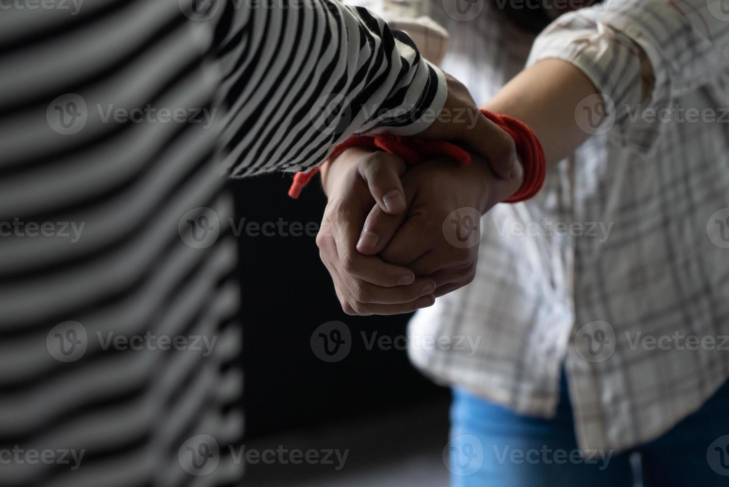 Young Asian Woman Was Kidnapping and Prisoned in Old Building photo