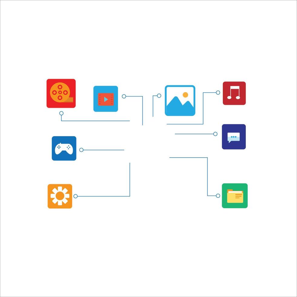 various kinds of social media icons, social media icons are suitable for editing material vector