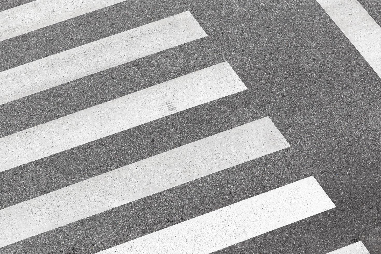 Zebra crossing background. High angle view of a crosswalk. No people photo