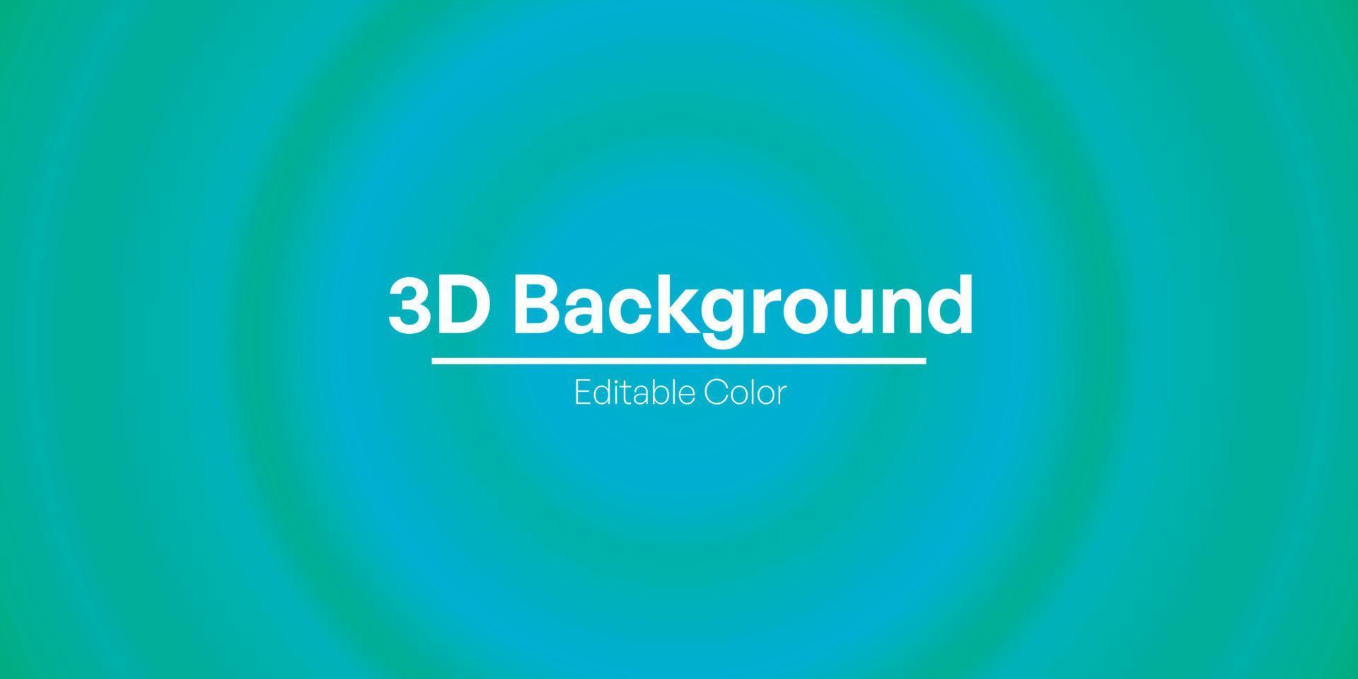 Editable Color 3D Rounded Background for anything vector