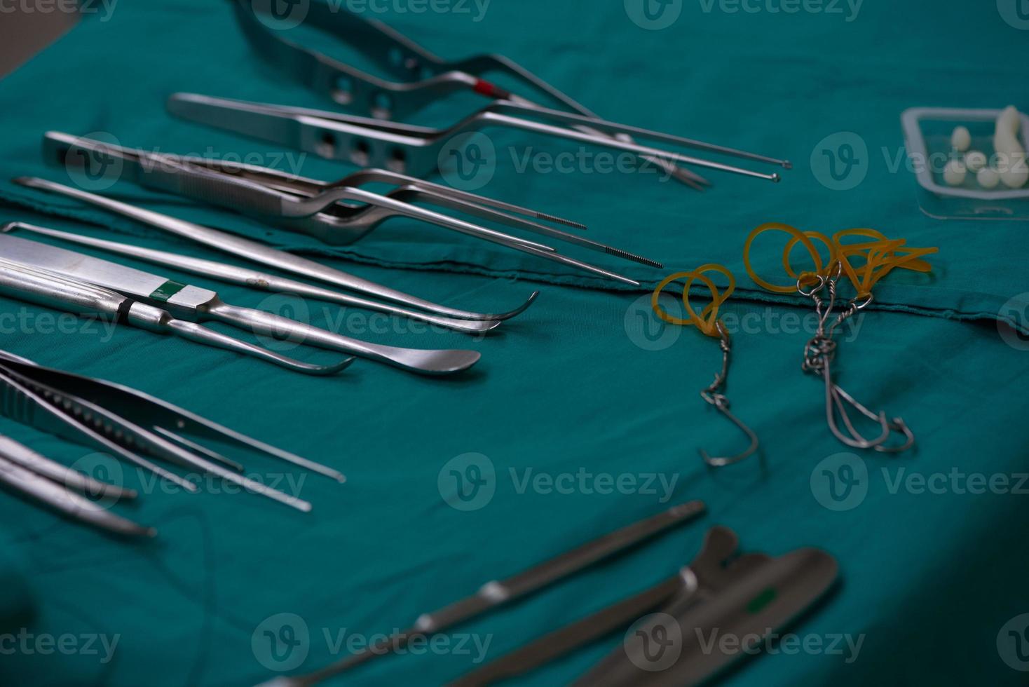 Surgical instrumentation on the table photo