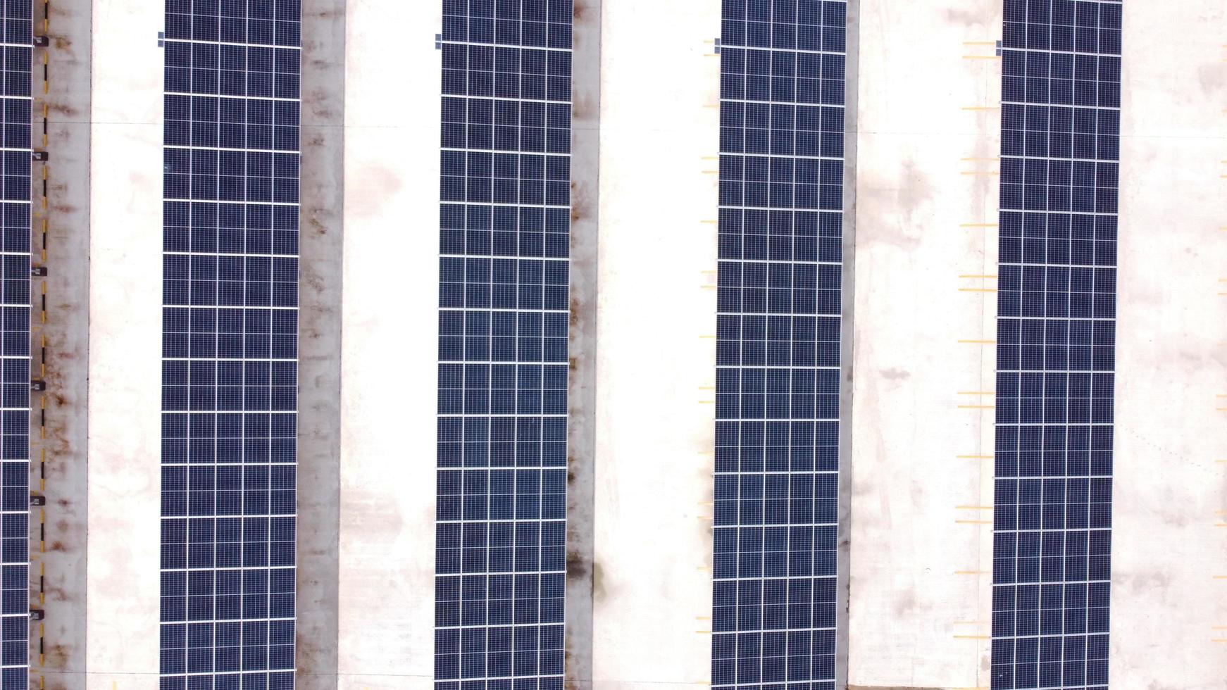 Solar cell panels new alternative electric energy photo
