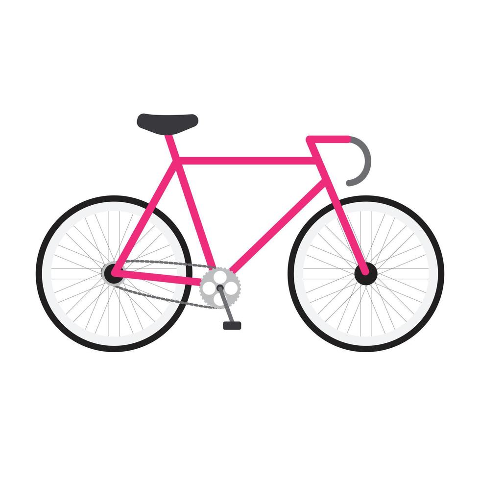 bicicleta plana vectorial vector