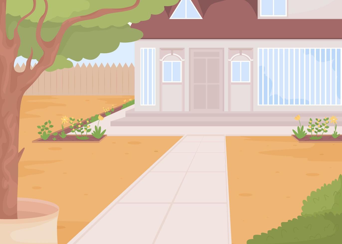 Cartoon Background Home Vector Art, Icons, and Graphics for Free ...