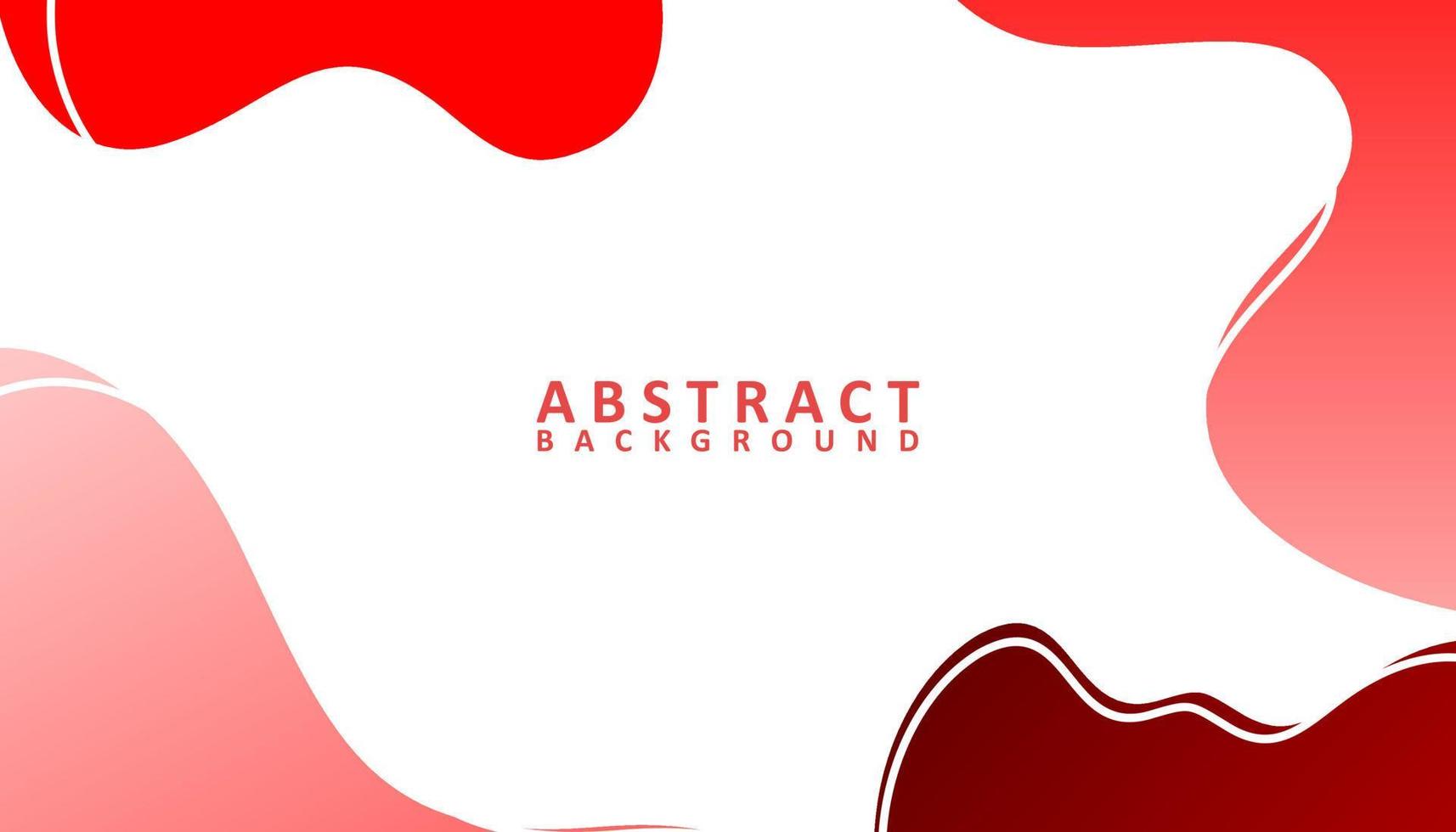 Abstract white and red background design vector