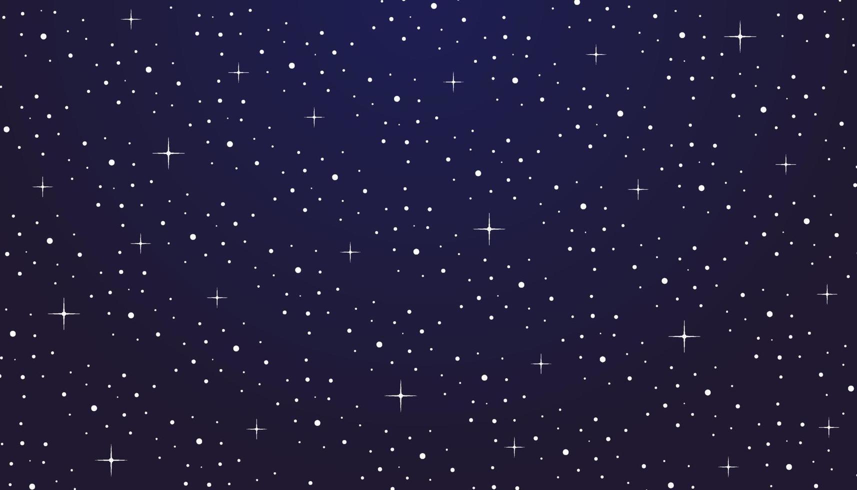 Night sky with star background vector