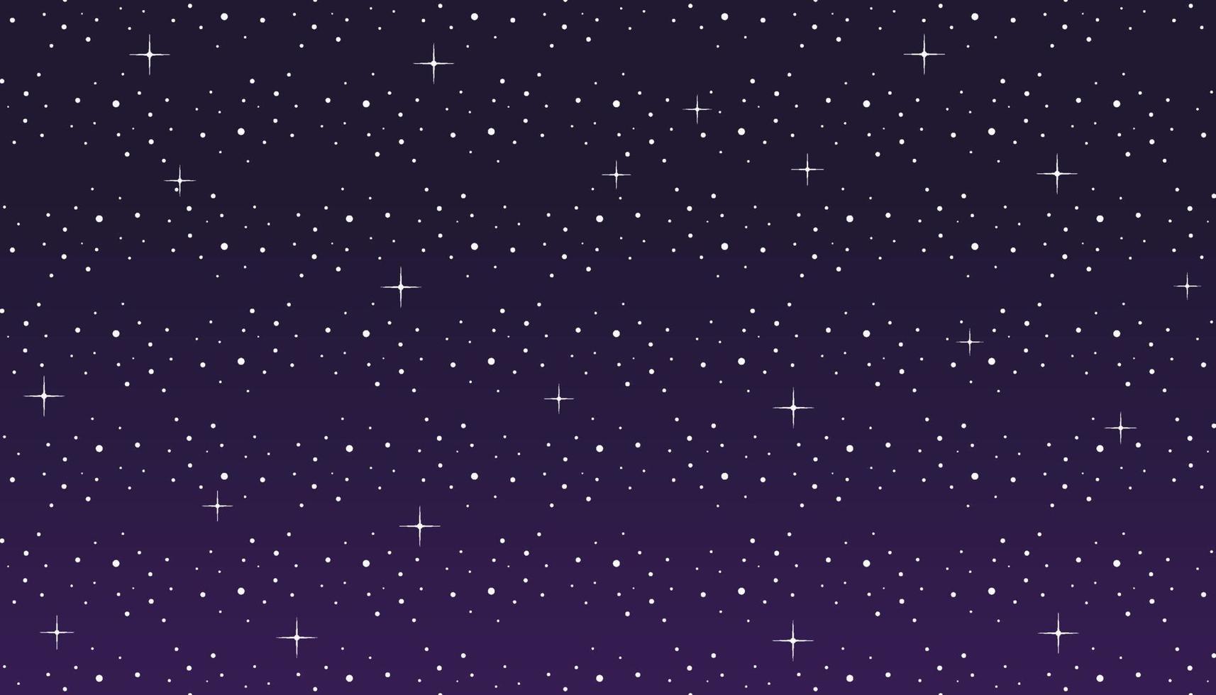 Night sky with star background vector