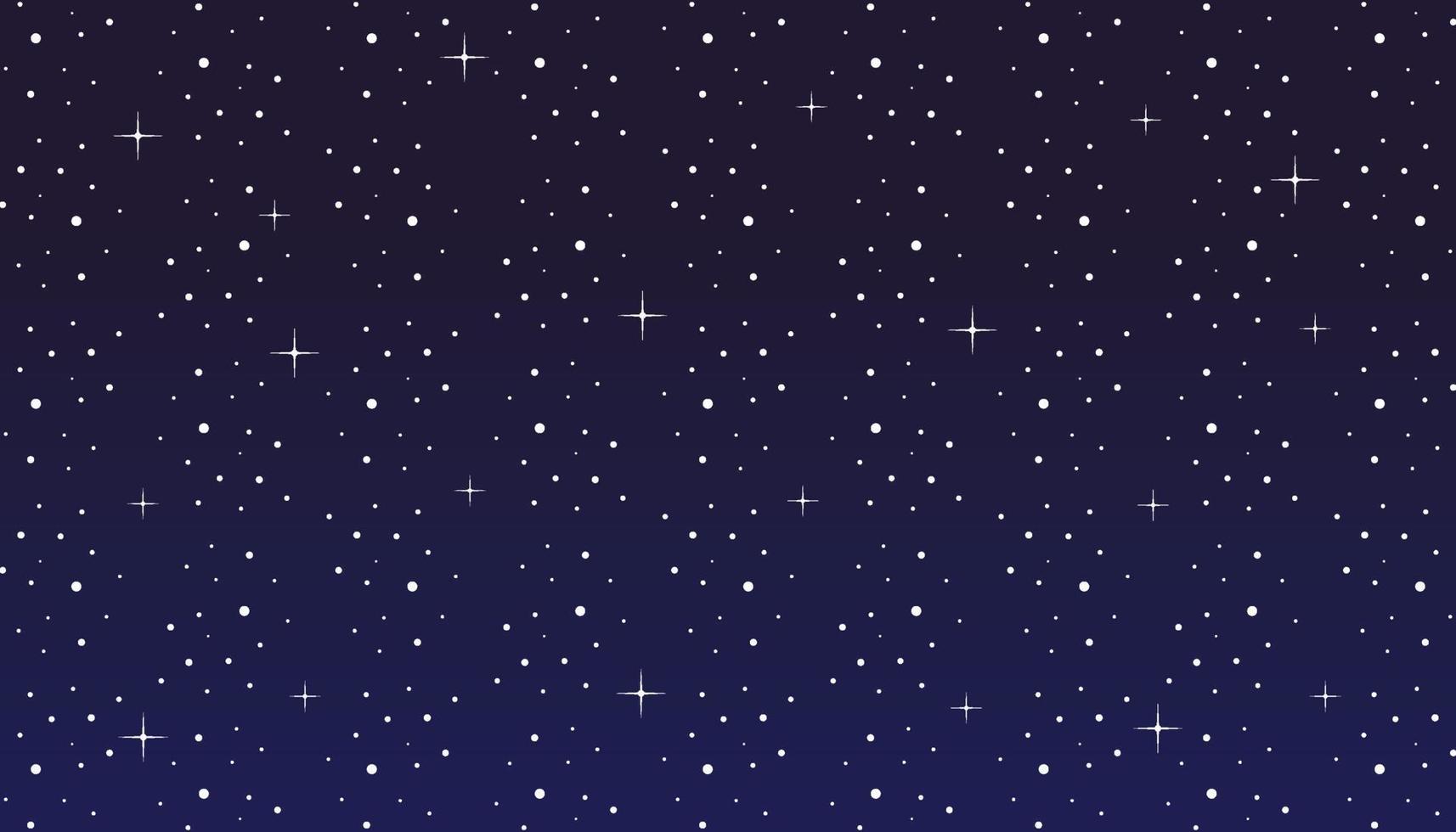 Night sky with star background vector