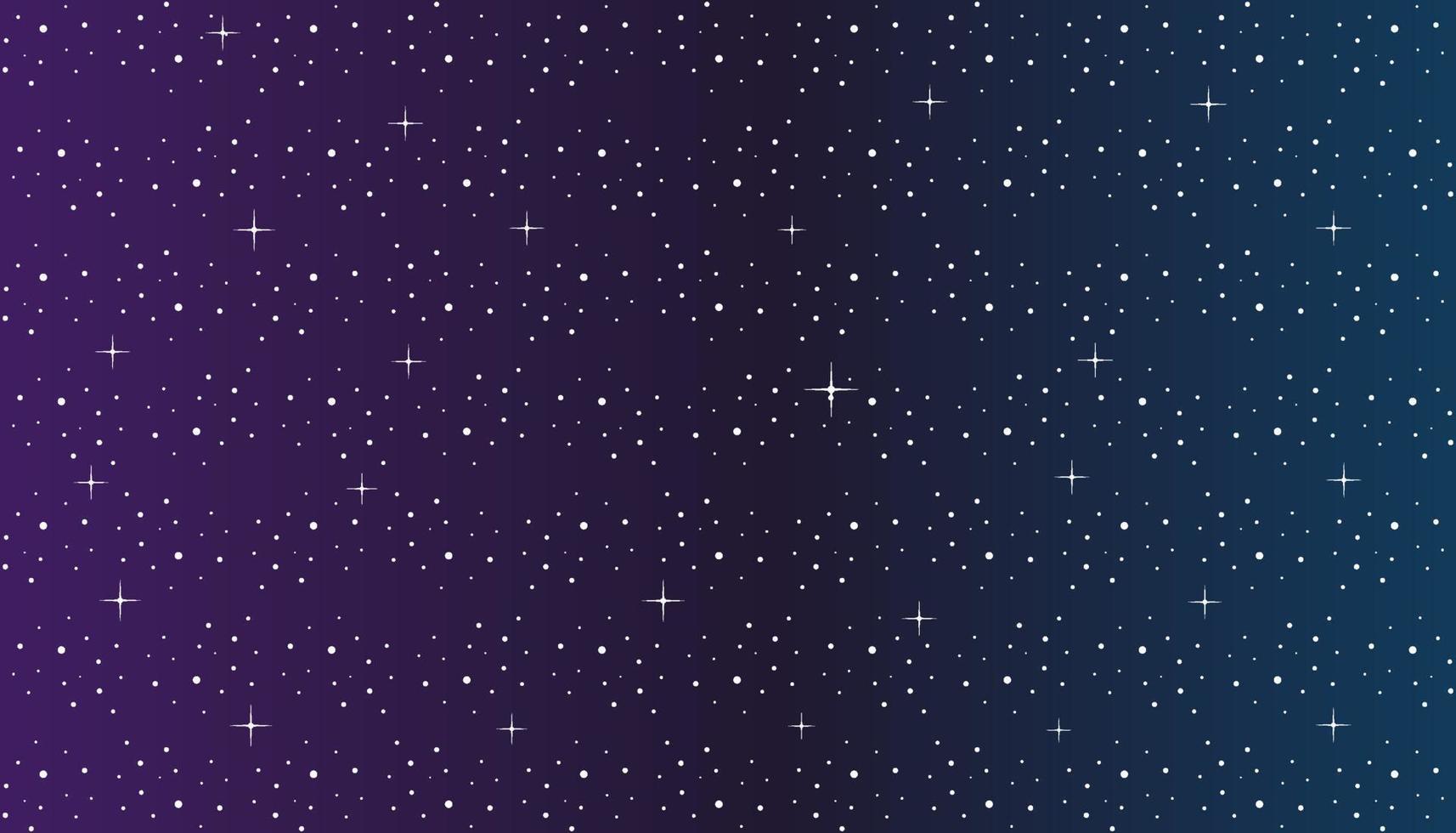 Night sky with star background vector