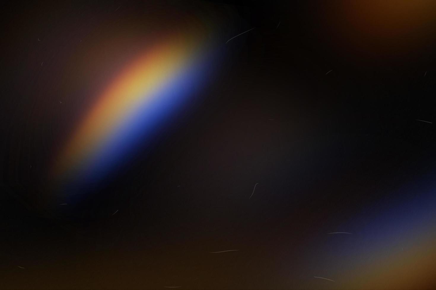 superposición de destello de lente brillante del arco iris color auténtico foto