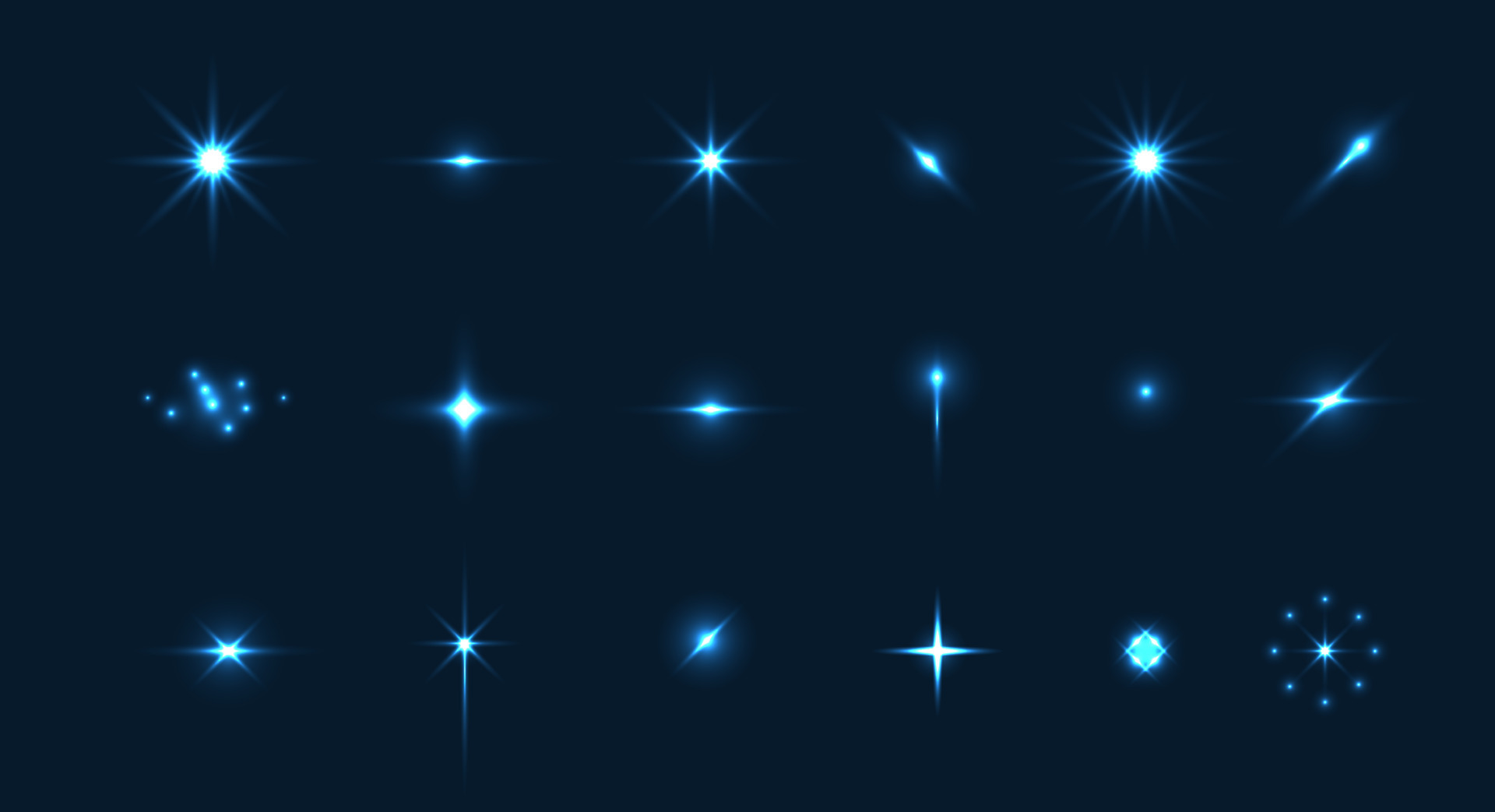 conjunto de estrellas de hermoso efecto brillante. destellos de brillo con efecto de luz especial. vector brilla sobre un fondo transparente. modo de fusión de pantalla para hacer imágenes de alta calidad conjunto de estrellas de hermoso efecto brillante. destellos de brillo con efecto de luz especial. vector brilla sobre un fondo transparente. modo de fusión de pantalla para hacer imágenes de alta calidad