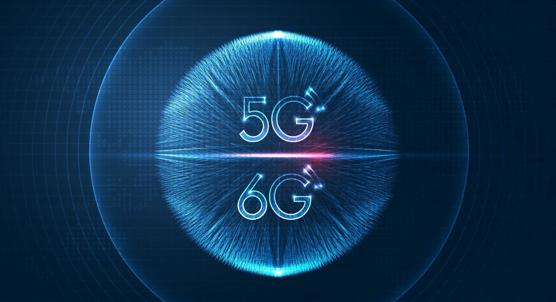 5G Or 6G Network Digital Hologram And Internet Wi fi Connection And 5g-or-6g-network-digital-hologram-and-internet-wi-fi-connection-and