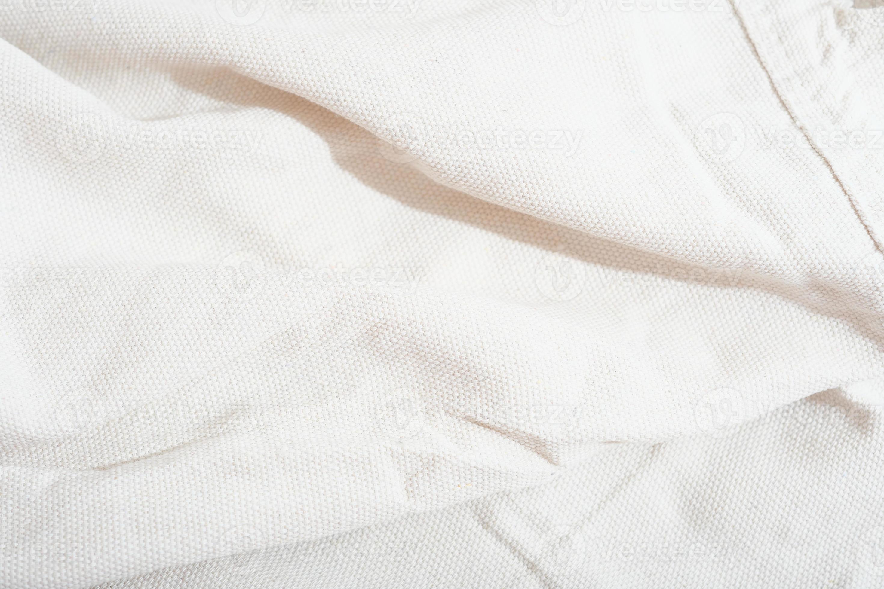 rough cotton and linen fabric, natural canvas fiber undyed fabric for