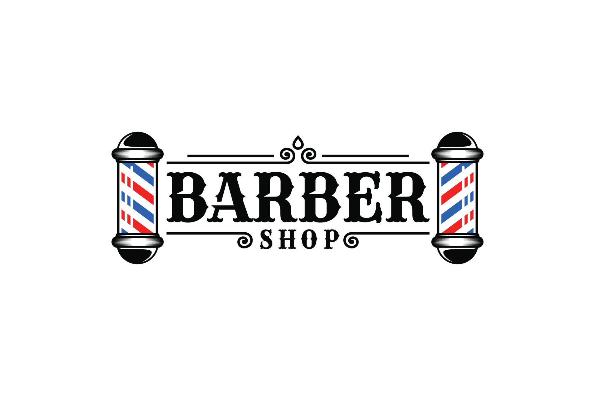 Barbershop logo vector 11874742 Vector Art at Vecteezy