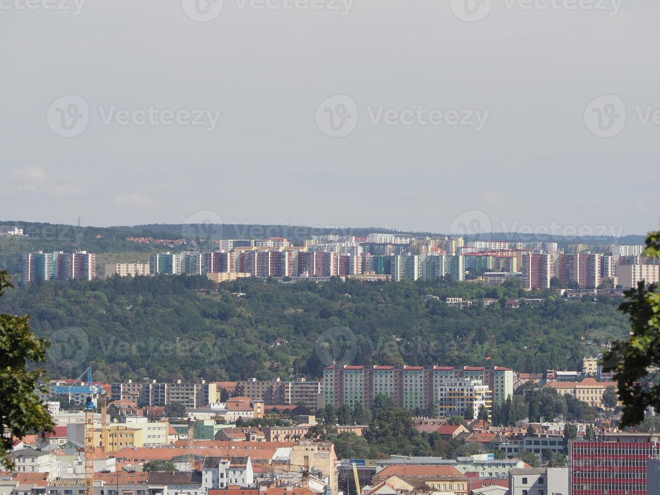 Aerial view of Brno photo