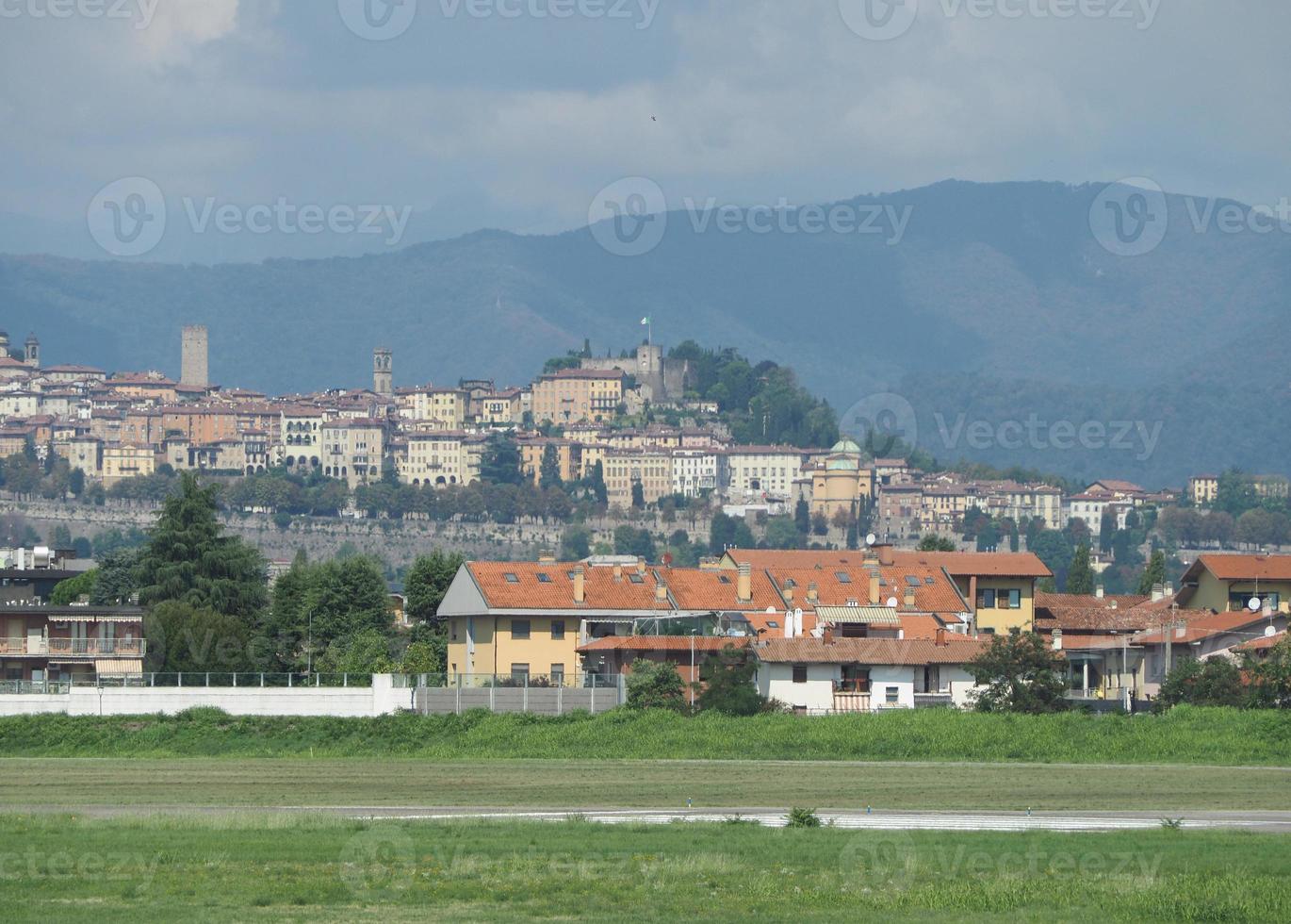 ciudad alta en bérgamo foto