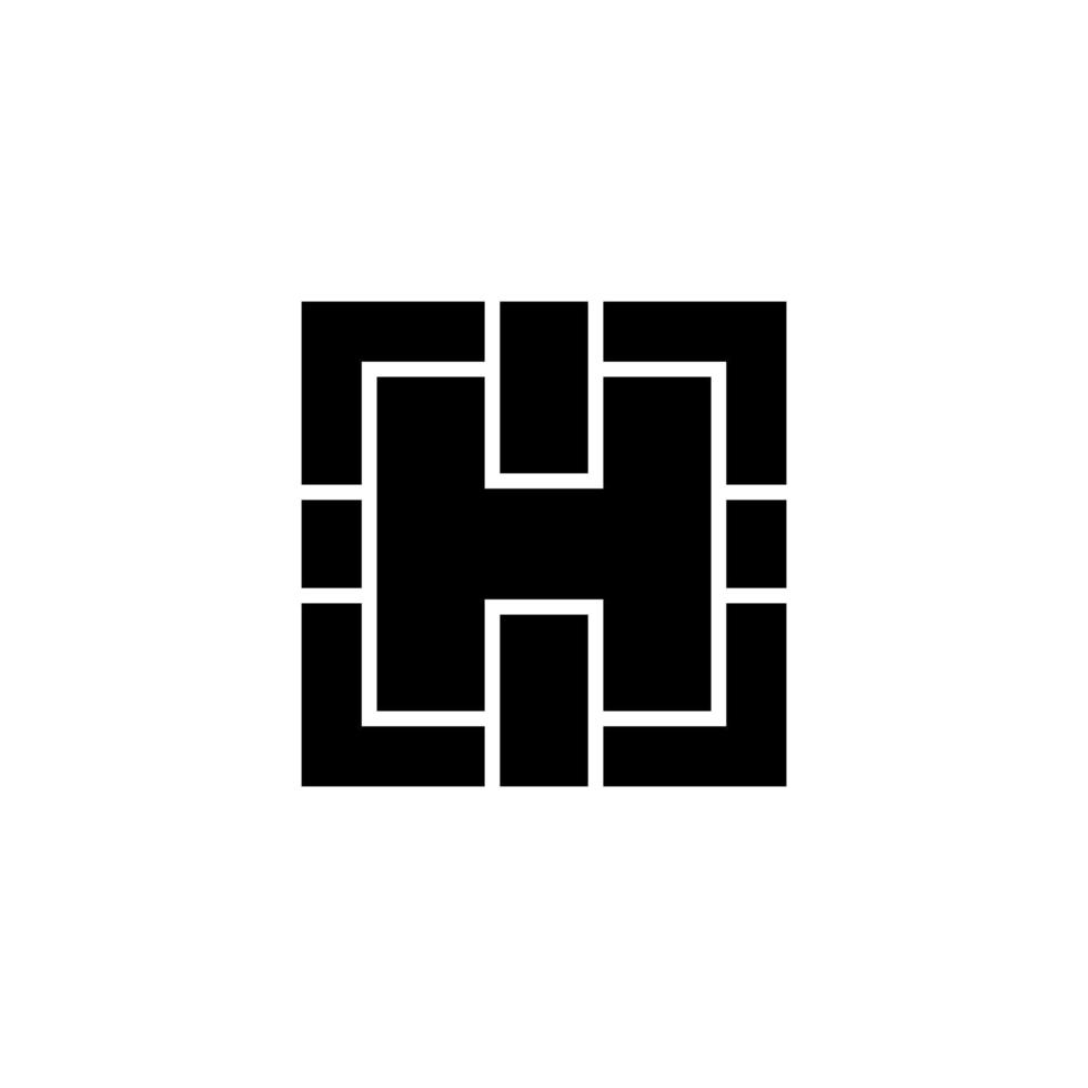 Initial H logo concept vector. Creative Icon Symbol Free Vector