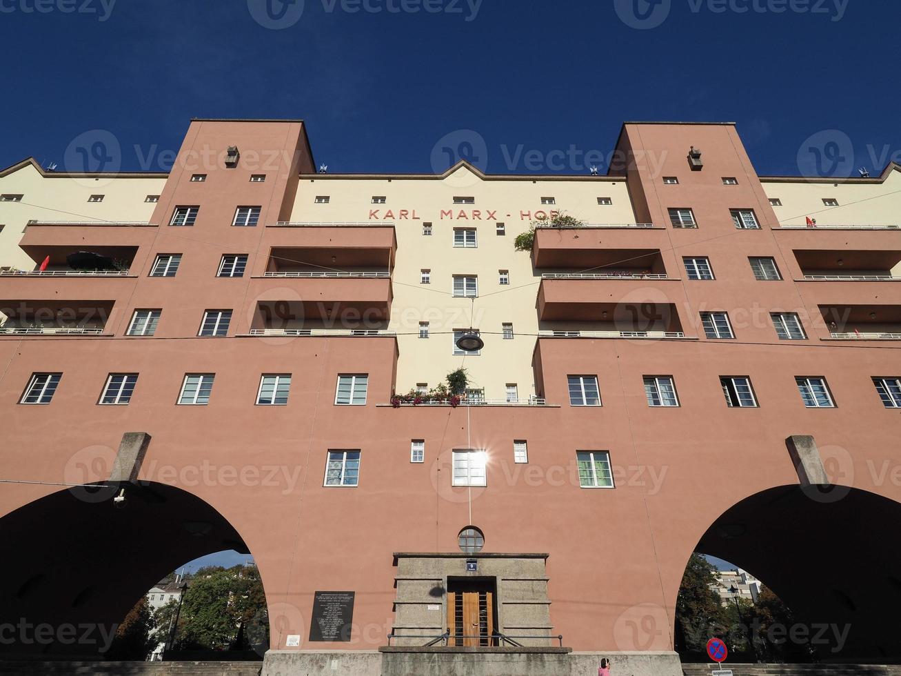 Karl-Marx-Hof building in Vienna photo