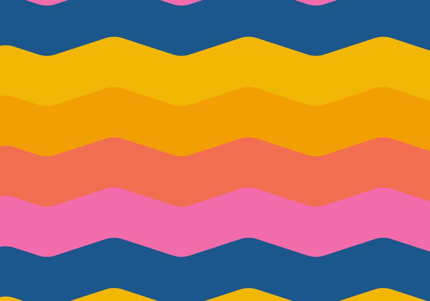 Colorful curve stripes background. Vector illustration.