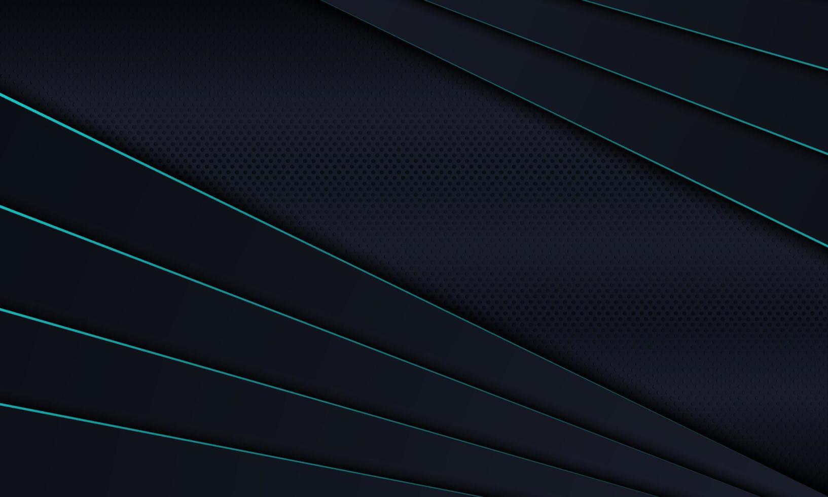 Dark stripes overlapping layer with blue lines background. vector
