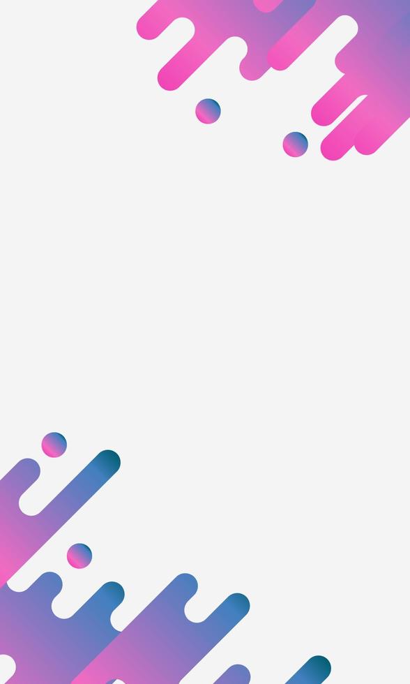 Gradient pink and purple fluid background. Vector illustration.