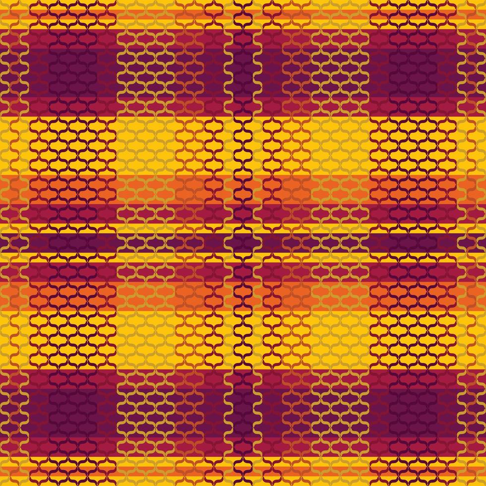 Tartan or plaid halloween color pattern. vector