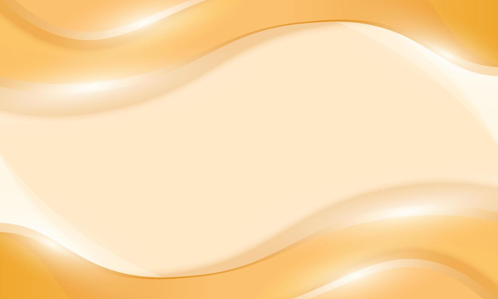 Golden wave background. vector