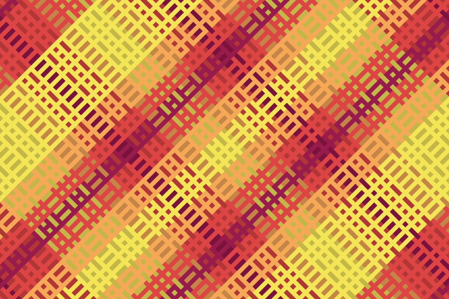 Tartan or plaid halloween color pattern. vector