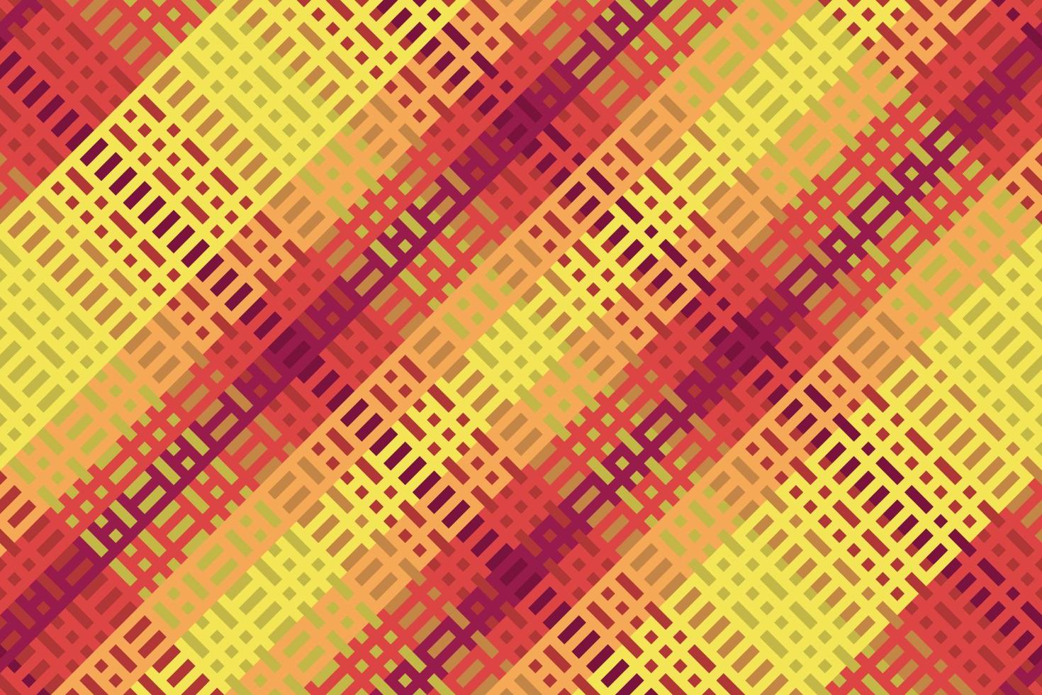 Tartan or plaid halloween color pattern. vector