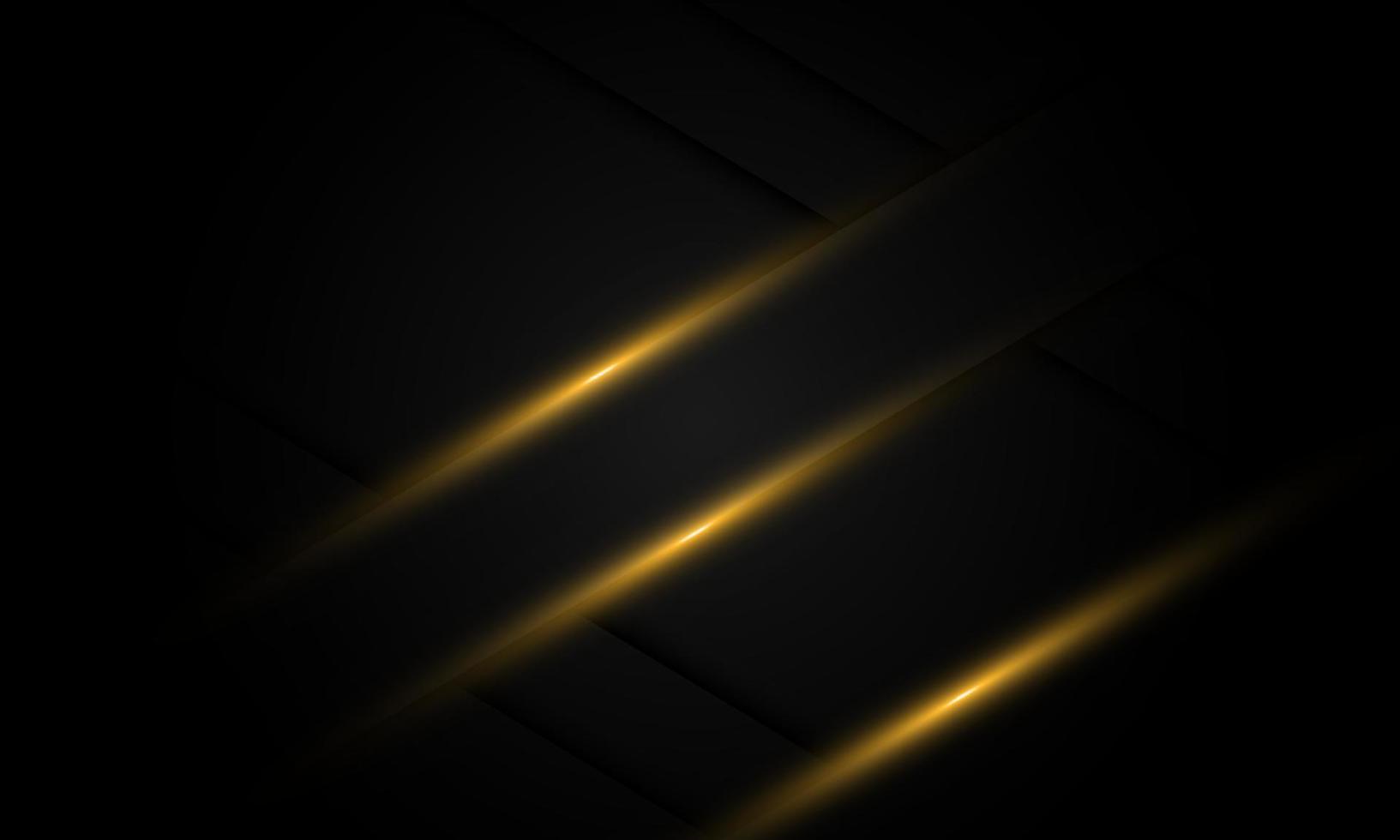 Dark stripes with golden light background. vector