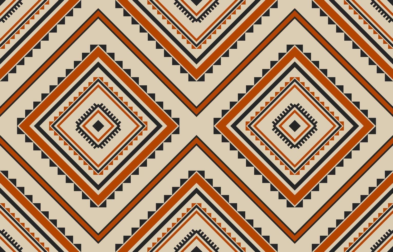 Fabric Indian style. Geometric ethnic seamless pattern in tribal. Aztec art ornament print. vector