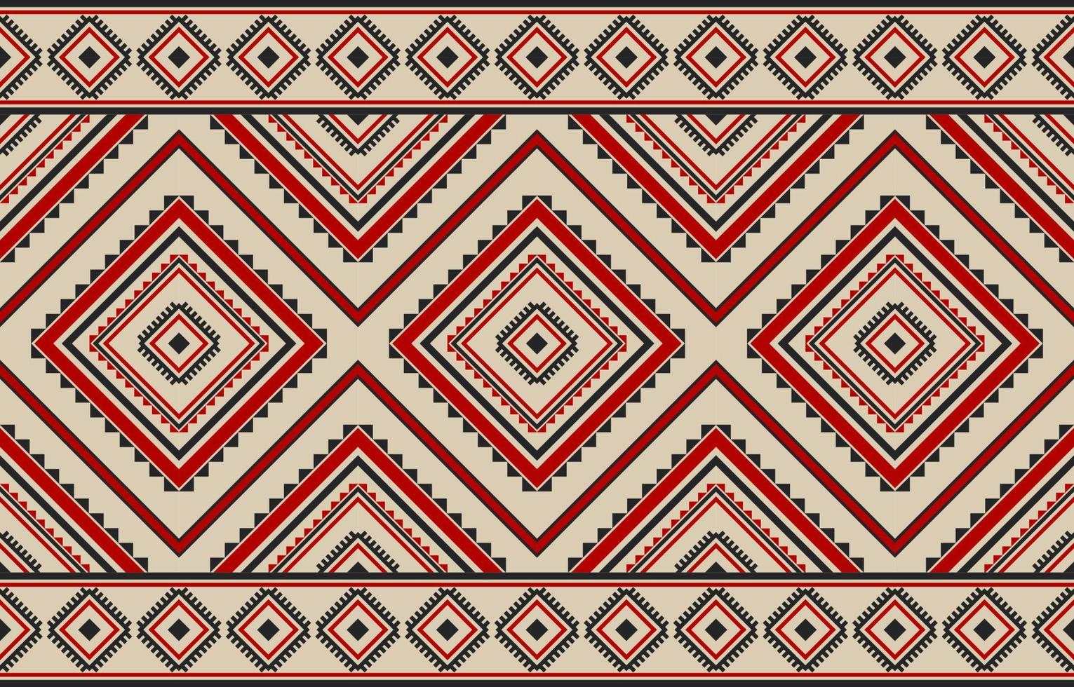 Beautiful carpet Aztec art. Geometric ethnic seamless pattern in tribal. American, Mexican style. vector