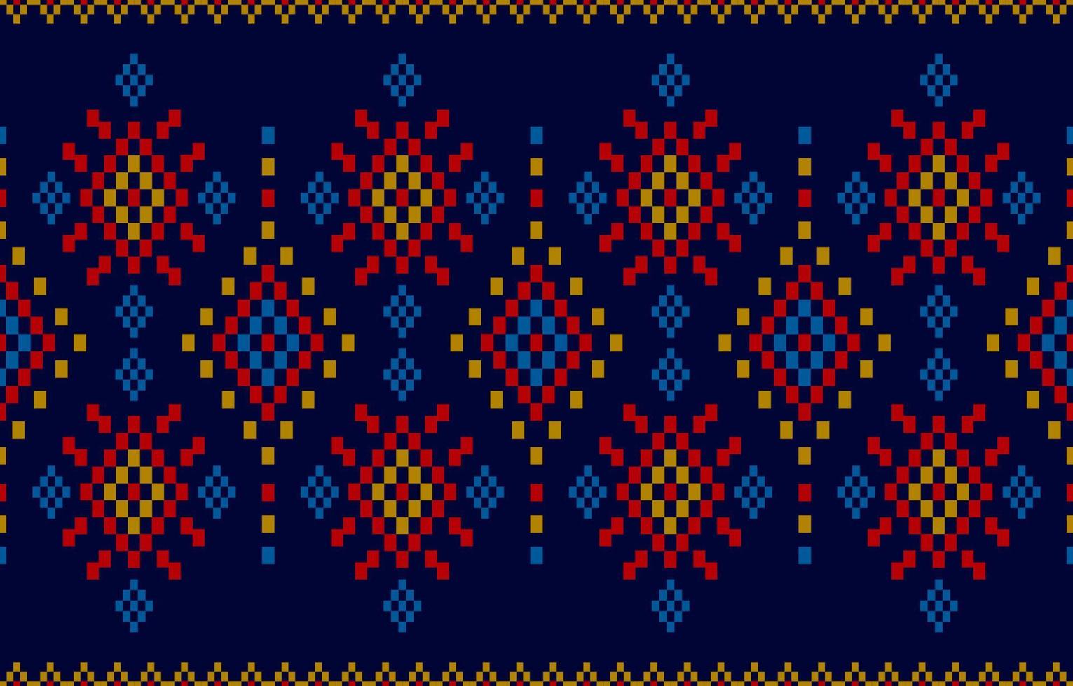 Carpet ethnic Aztec art. Ethnic geometric seamless pattern in tribal. American, Mexican style. vector