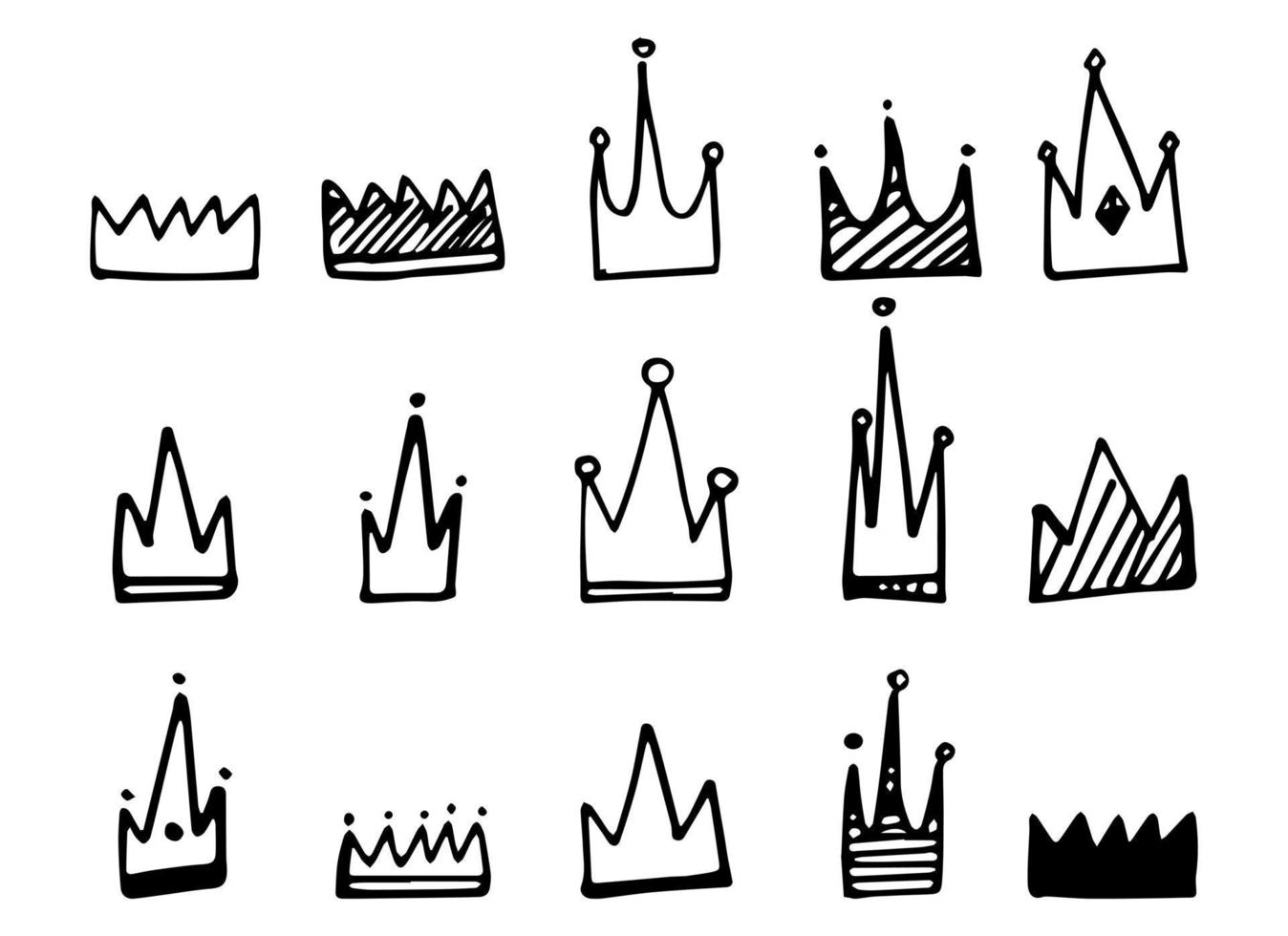 crown vector design illustration isolated on white background