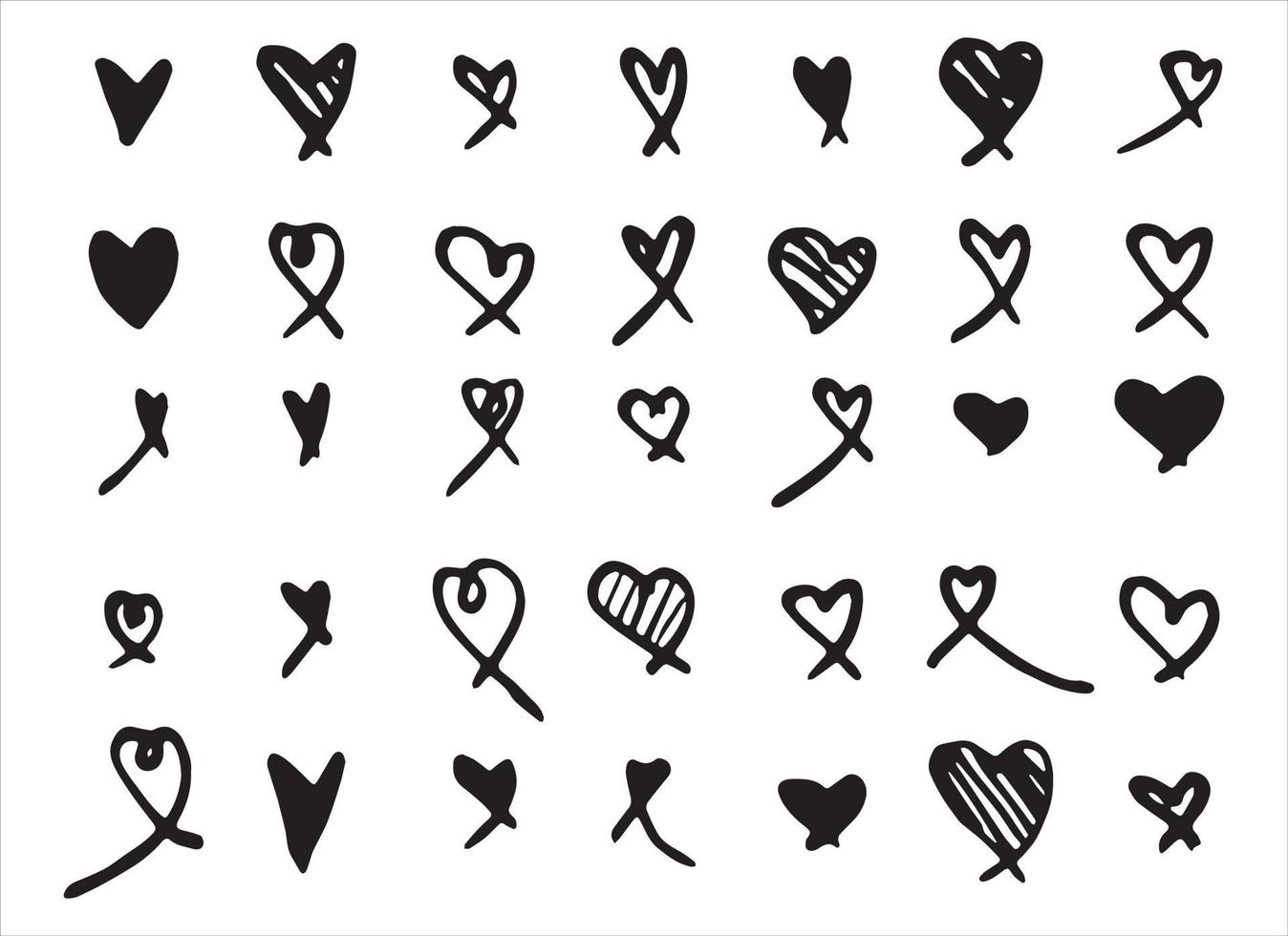 heart line vector design illustration isolated on white background