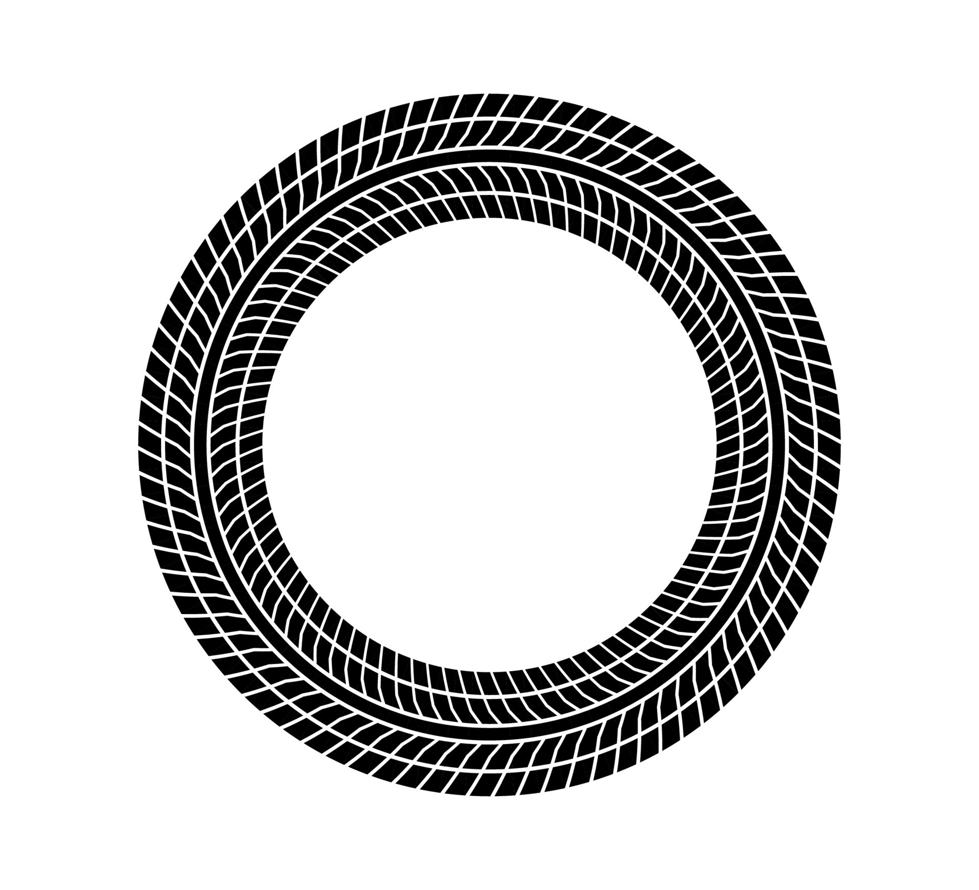 Auto tire tread circle frame. Car and motorcycle tire pattern, wheel tyre  tread track print. Black tyre round border. Vector illustration isolated on  white background 11875826 Vector Art at Vecteezy