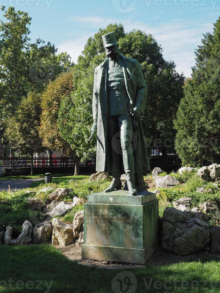 Franz Joseph I statue in Vienna photo