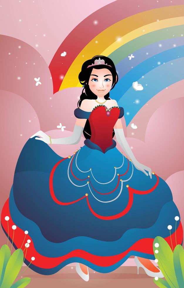 Princess Character Concept vector