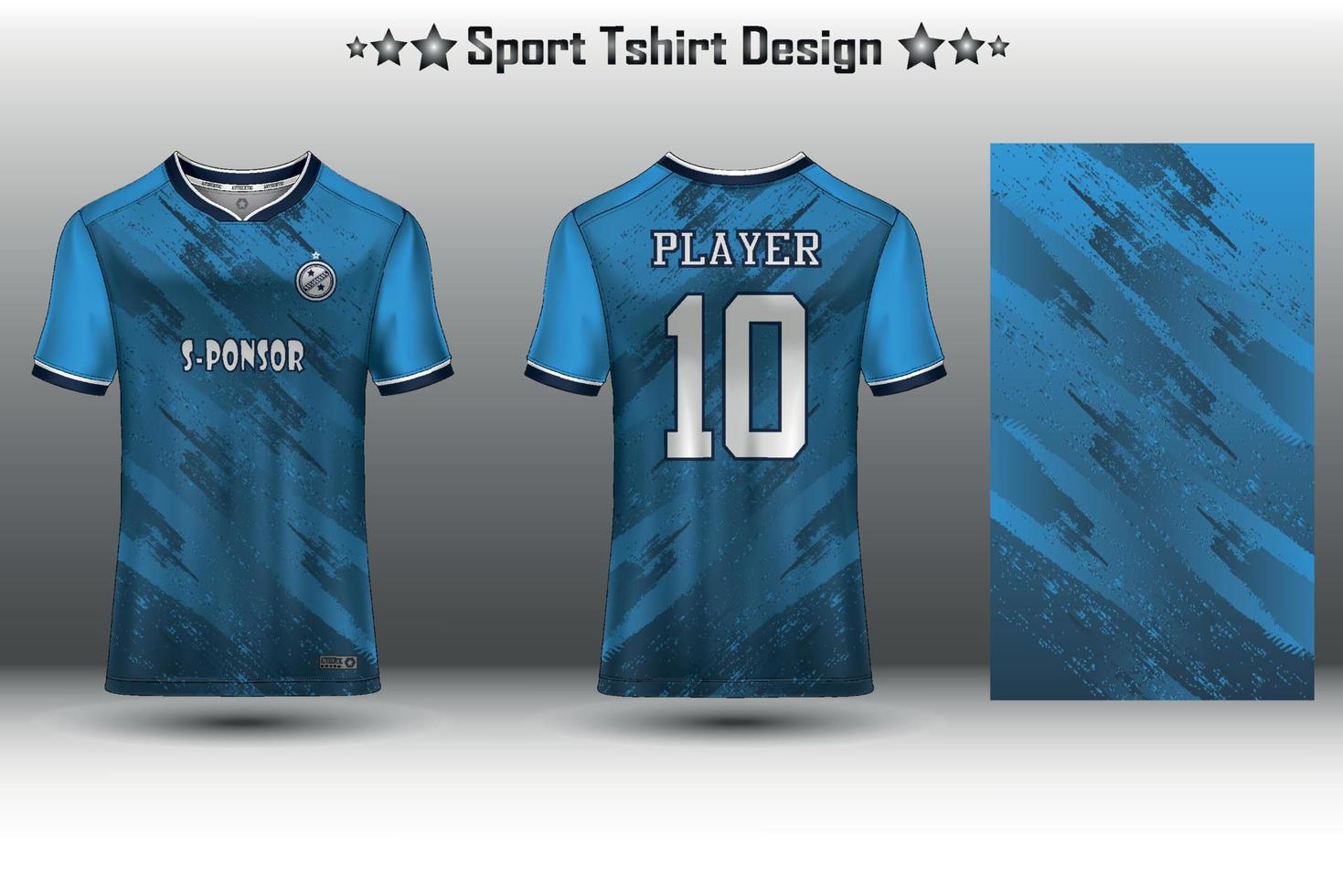 Soccer jersey mockup football jersey design sublimation sport t shirt design collection for racing, cycling, gaming, motocross vector