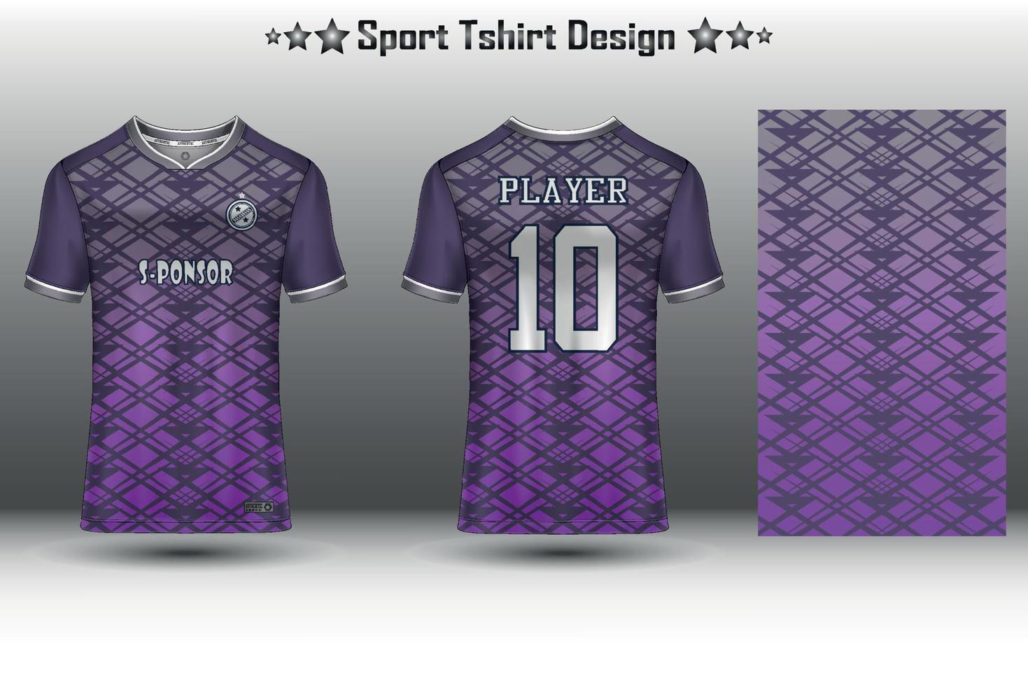 Soccer jersey mockup football jersey design sublimation sport t shirt design collection for racing, cycling, gaming, motocross vector